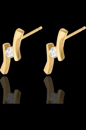 Edenly Ohrstecker Kostbarer Kokon -Diamantapostroph- - Diamant 0.14