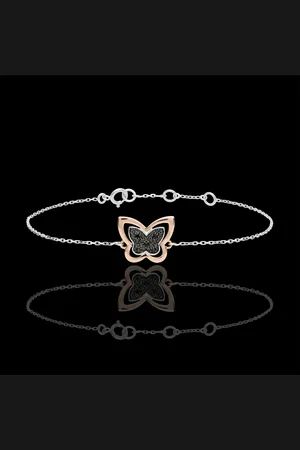 Edenly Armband Spaziergang der Sinne - Nachtwandelnder Schmetterling - Roség