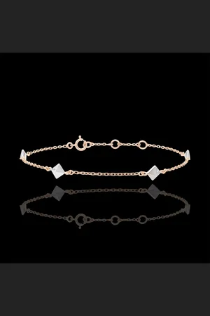 Edenly Armband Schöpfung - Rohdiamanten - Roségold - 18 Karat