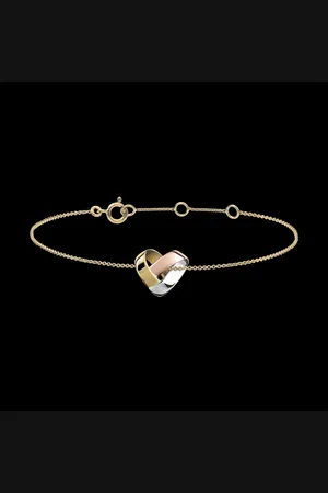 Edenly Armband Origami Herz in 375er Weiß-, Gelb- und Roségold