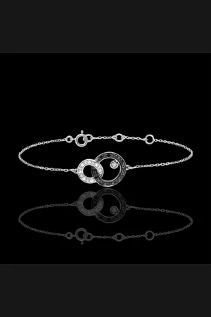 Edenly Armband Dämmerschein - Mondduett - Schwarze und weiße Diamanten