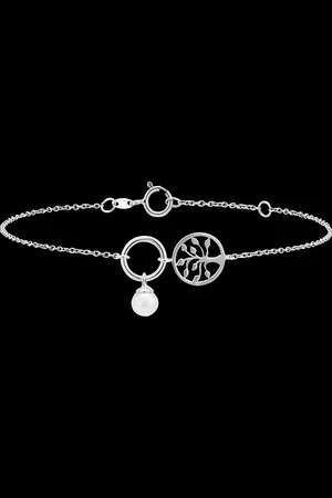 Edenly Armband Fülle - Lebensbaum - 9 Karat und Perle