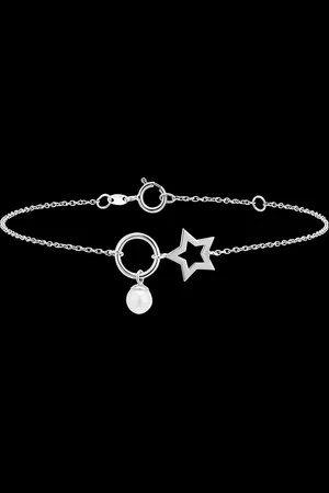Edenly Armband Fülle - Stern - 9 Karat und Perle