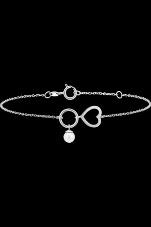 Edenly Armband Fülle - Herz - 9 Karat und Perle