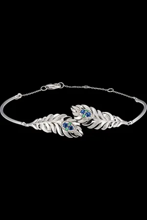 Edenly Panache Armband - Signature - 9 Karat mit synthetischen Saph