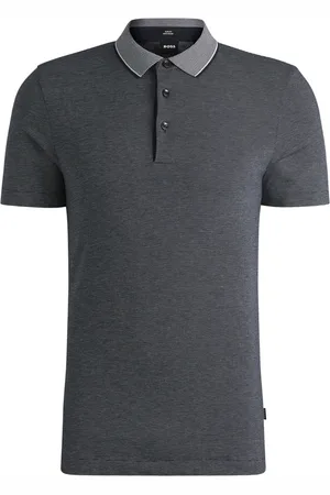 HUGO BOSS Poloshirt H-Pitton aus strukturierter Baumwolle