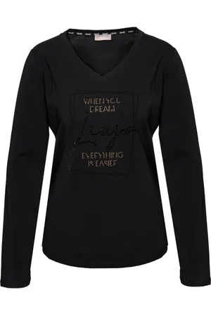 Liu Jo Langarmshirt mit Schmucksteinen