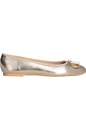 Liu Jo Ballerinas aus beschichtetem Leder in Metallic-Optik