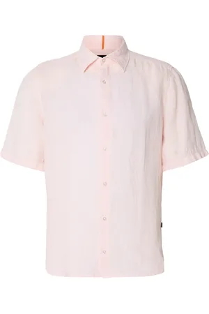 HUGO BOSS BOSS Kurzarm-Hemd Rash aus Leinen