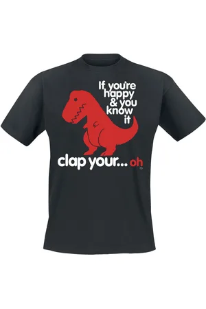 Goodie Two Sleeves Sad T-Rex T-Shirt in L