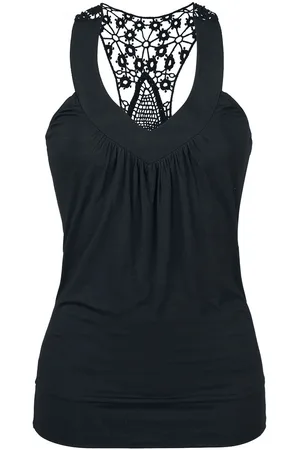 RED by EMP Laced Racerback Top in L