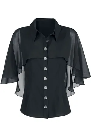 Hell Bunny Draco Blouse Bluse in L