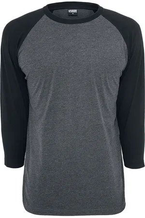 Urban classics Contrast 3/4 Sleeve Raglan Tee Langarmshirt schwarz in M