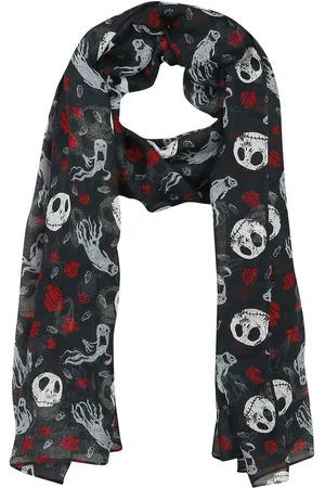 The Nightmare Before Christmas Jack Skellington - Ghost & Roses Tuch