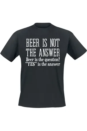 Alkohol & Party Beer Is The Question! T-Shirt in M