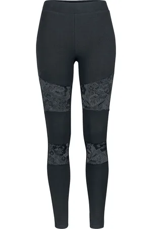 Urban classics Ladies Lace Inset Leggings Leggings in 4XL