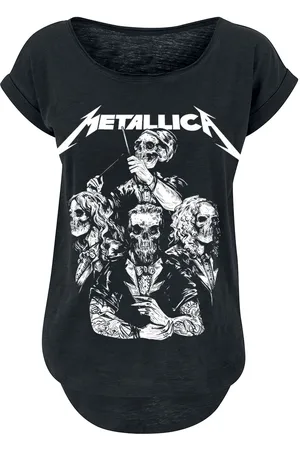 Metallica S&M2 Skull Tux T-Shirt in L