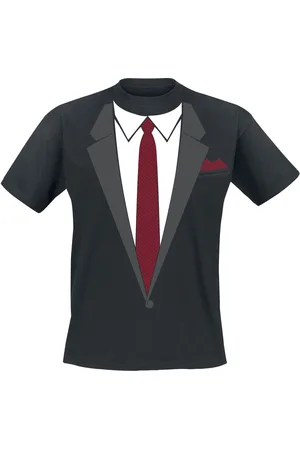 Alkohol & Party Sakko mit Krawatte T-Shirt in 3XL