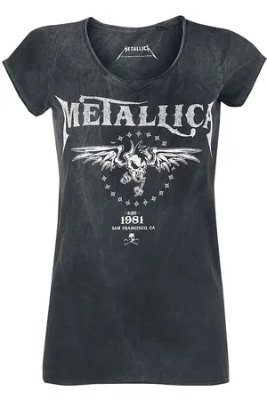 Metallica Biker T-Shirt grau in M