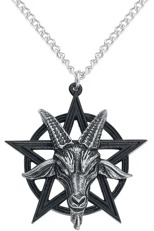 Alchemy Baphomet Pendant Halskette silberfarben