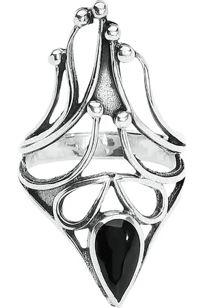 etNox Schwarzer Onyx Ring