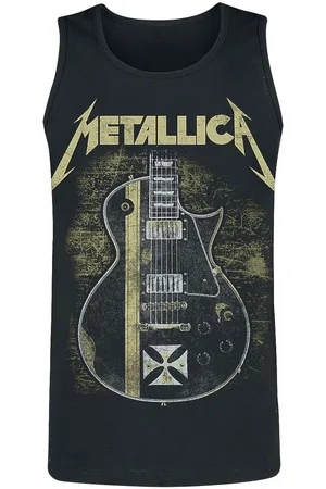 Metallica Hetfield Iron Cross Guitar Tank-Top in L