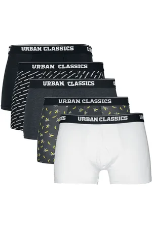 Urban classics Boxer Shorts 5-Pack Boxershort-Set grau weiß in XL