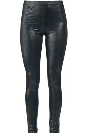 Rock Rebel Leder-Look Leggings in Krokodiloptik Leggings in 3XL