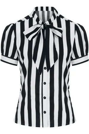 Hell Bunny Juno Blouse Bluse weiß in L