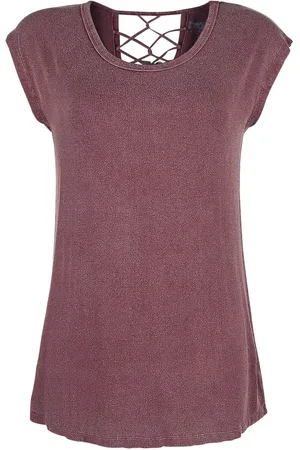 EMP T-Shirt mit Zierbändern am Rücken T-Shirt in M