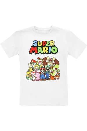 Super Mario Kids - Charaktere T-Shirt in 128