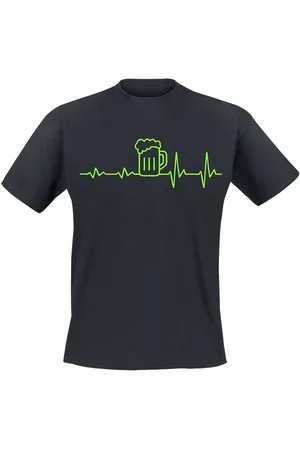 Alkohol & Party EKG Bier T-Shirt in 3XL