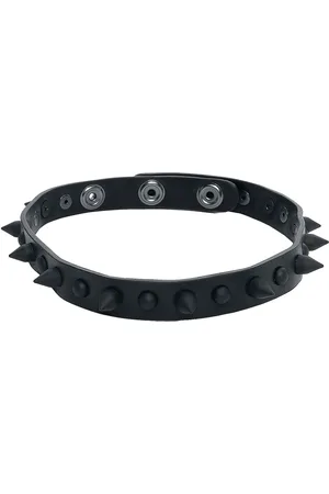 Rock Rebel Black Studs Halsband