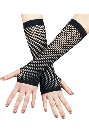 Gothicana Netzhandschuhe Stulpen