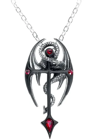 Alchemy Draconcross Halskette silberfarben