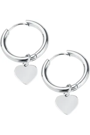 etNox Creole Heart Hoop Ohrring