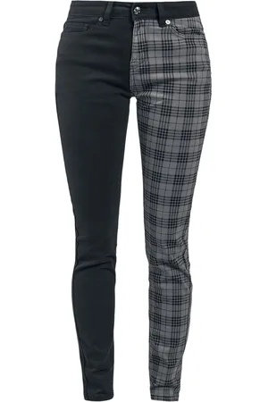 Rock Rebel Skarlett Stoffhose grau in W26L32