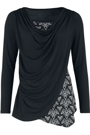 Gothicana Gothicana X Anne Stokes - Longsleeve im Doublelayer look Langarmshirt in M