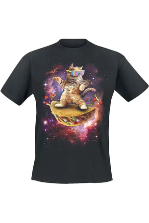 Goodie Two Sleeves Awesome Cat T-Shirt in 4XL