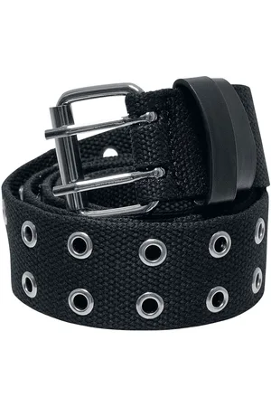 Urban classics Polyester Eyelet Belt Gürtel silberfarben