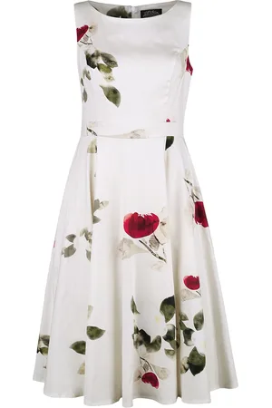 H&R London Maeva Swing Dress Mittellanges Kleid in M