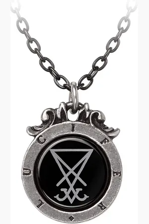 Alchemy Seal of Lucifer Halskette silberfarben