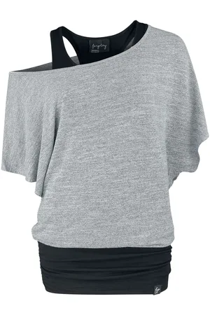 Forplay Jean T-Shirt grau in M