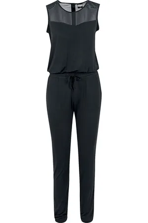Urban classics Ladies Tech Mesh Long Jumpsuit Jumpsuit in 3XL