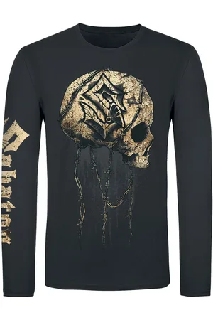 Sabaton Barbed Wire Skull Langarmshirt in 3XL