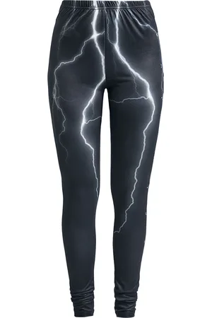 EMP Leggings With Lightning Print Leggings in L