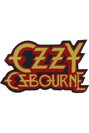 Ozzy Osbourne Logo Cut Out Patch orange