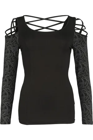 EMP Longsleeve with Cold-Shoulder Detail Langarmshirt in L