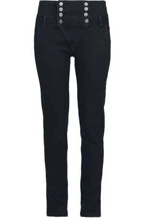 EMP Double Button Placket Jeans Stoffhose in W27L30