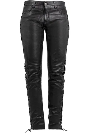 Gipsy GWTie UP Jeans Lederhose in 3XL